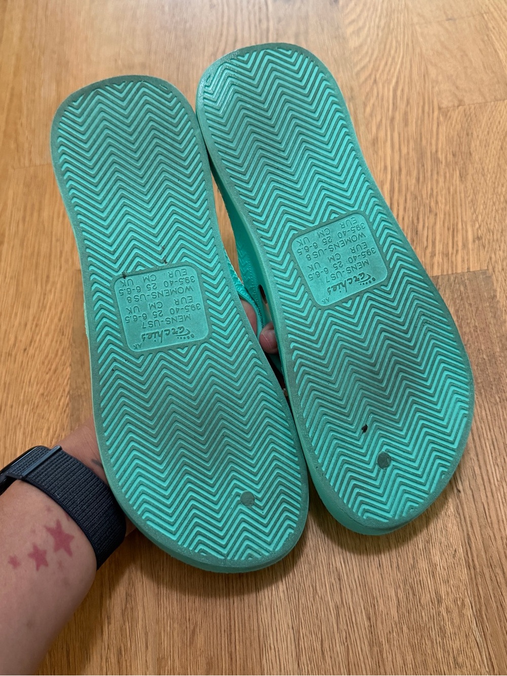 Archies 8 Mint Arch Support Flip Flops - Picture 6 of 7
